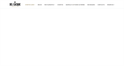 Desktop Screenshot of delcacique.es
